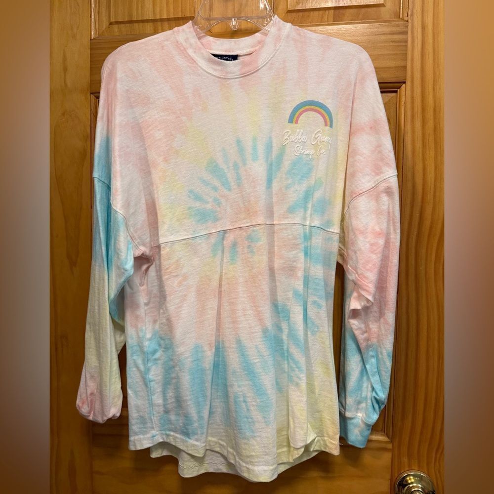Bubba Gump size XS tie dye Miracles Happen Everyday